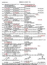 Đề cương ôn tập Hóa học 11 theo từng chuyên đề